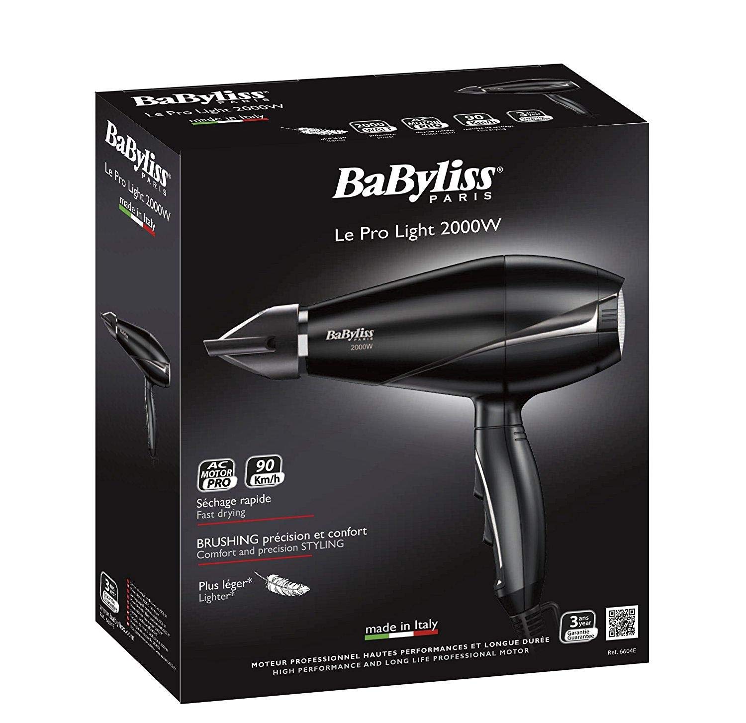 Babyliss Hair dryer Le Pro Light 2000W - 6604E: Buy Online at Best